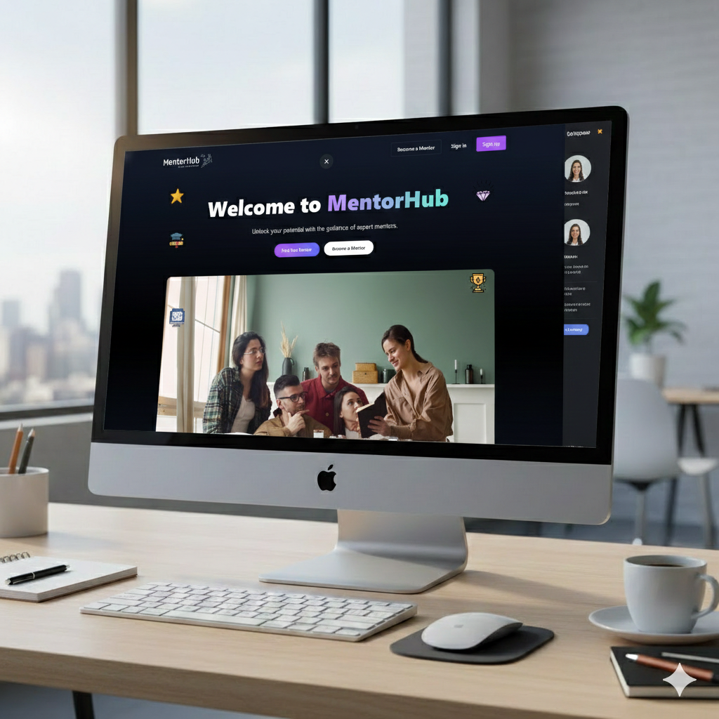MentorHub platform screenshot